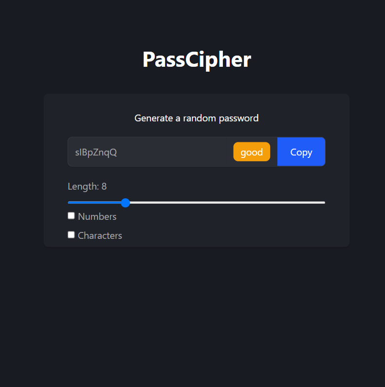 PassCipher